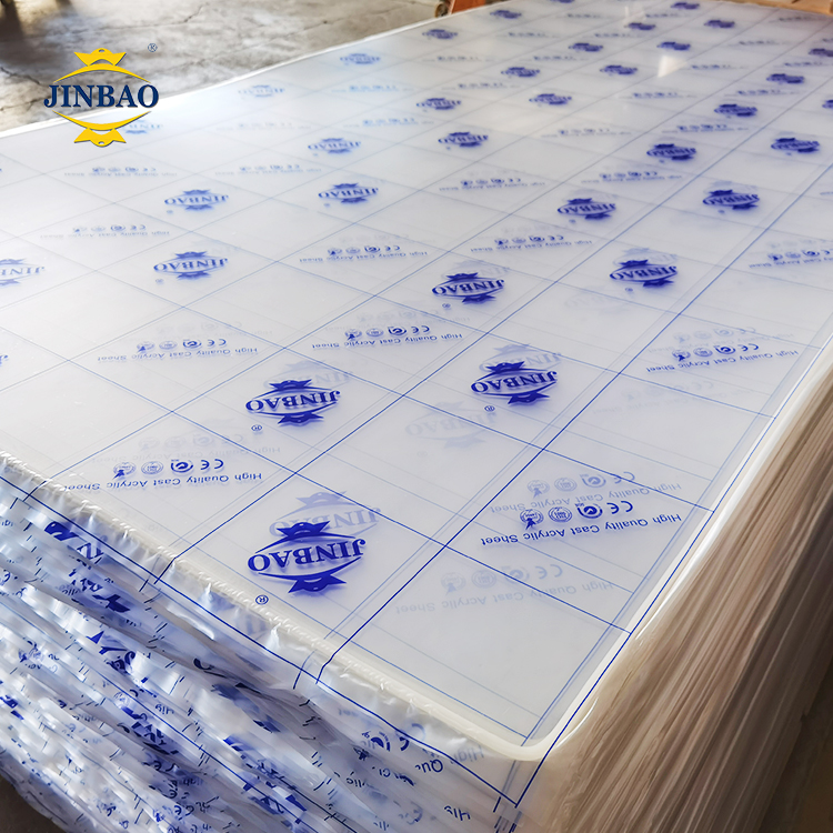 JINBAO Venta al por mayor Custome Hojas de plástico acrílico fundido transparente 