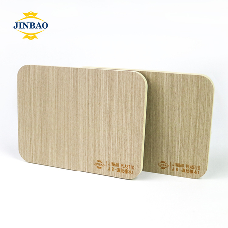 Tablero de espuma de patrón de madera de PVC de 2 mm y 3 mm utilizado para gabinetes de cocina
