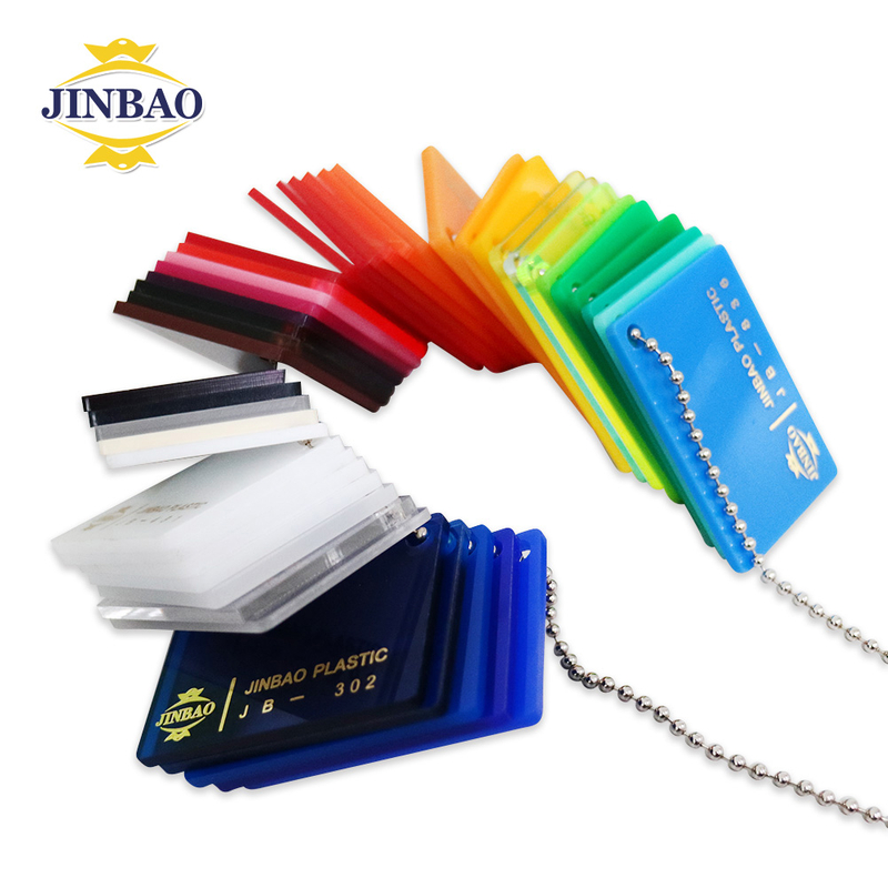 JINBAO Venta directa 1220*2440 mm Tablero de Pmma de hojas de color acrílico de 30 mm de espesor